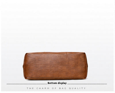 Bolso Mensajero de Cuero Suave - Cartera Ejecutiva para Commuter - Image 20