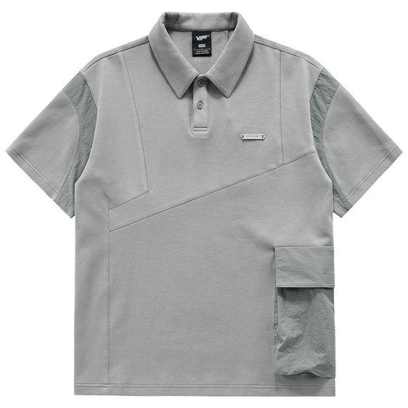 Polo Deportivo Hombre con Diseño Combinado