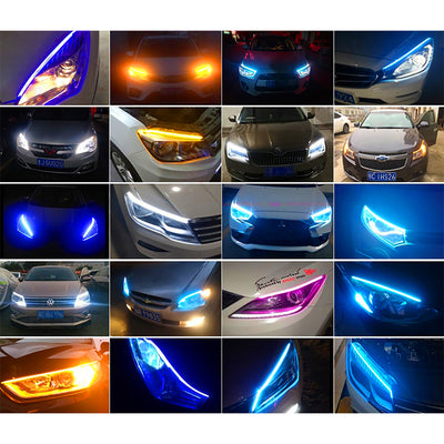 Tira LED Bicolor de Flujo Luminoso Ultra Delgada para Automóvil - Image 8