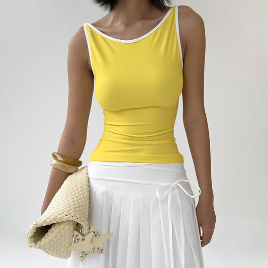 Top Deportivo Cropped Ajustado para Mujer