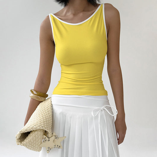 Top Deportivo Cropped Ajustado para Mujer