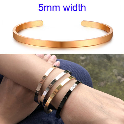 Pulsera C de 4MM para Mujer con Grabado Personalizado - Image 22