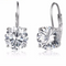 Fashion Simple New S925 Plateado Diamond Earrings EA102099 925 Plateado