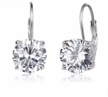 Aretes de Plata 925 con Diamantes - Diseño Minimalista Elegante - Image 5
