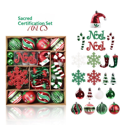 Adornos Navideños Electrochatados Pintados para Árbol de Navidad - Image 3