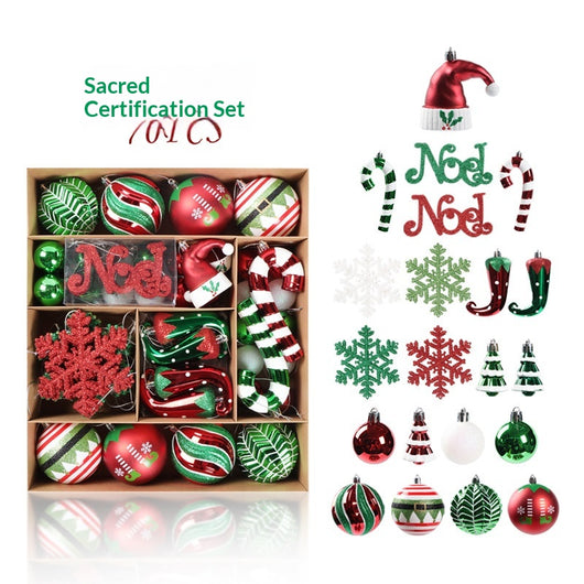 Adornos Navideños Electrochatados Pintados para Árbol de Navidad - Image 3