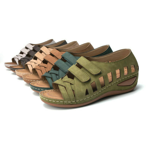 Zapatos Deportivos para Mujer con Cierre de Velcro y Suela de Goma PU