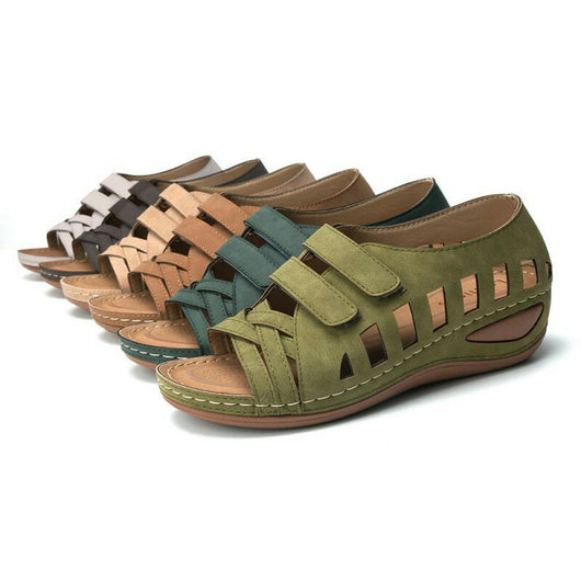 Zapatos Deportivos para Mujer con Cierre de Velcro y Suela de Goma PU
