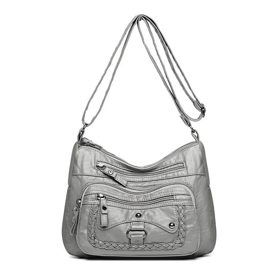 Bolso de Cuero Premium con Múltiples Compartimentos - Image 5