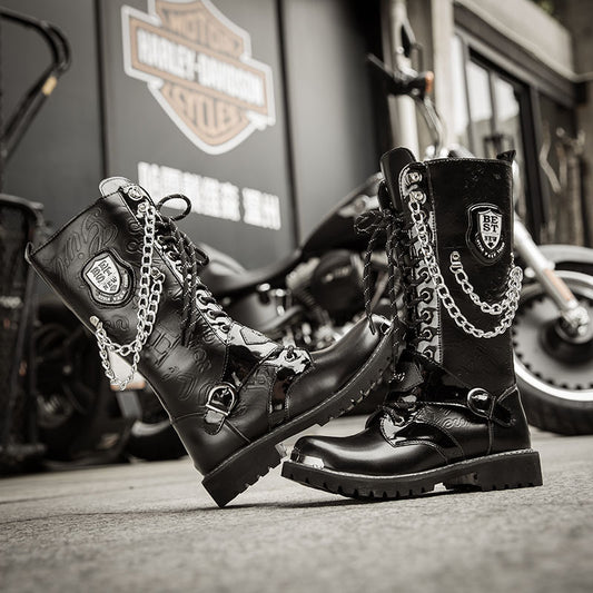 Botas Martin de Caña Alta para Hombre - Impermeables para Invierno