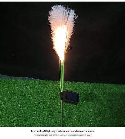 Lámpara Solar LED para Jardín con Diseño de Pasto Pampa - Image 11