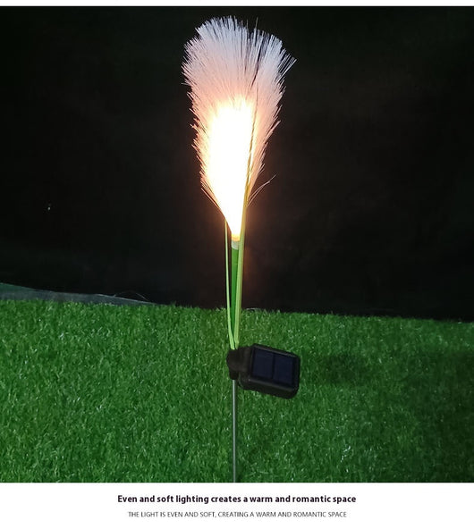 Lámpara Solar LED para Jardín con Diseño de Pasto Pampa - Image 11