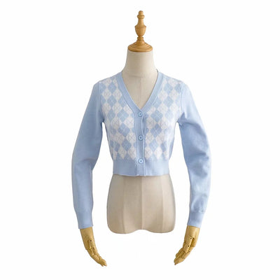 Conjunto Cardigan Tejido Manga Larga + Falda Corta - Image 2