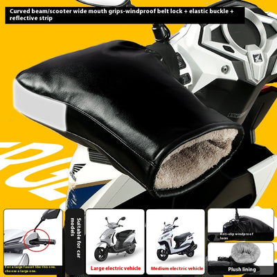 Guantes Térmicos Impermeables para Motocicleta Eléctrica con Forro Polar - Image 20