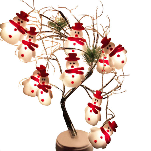 Guirnalda LED Navideña con Muñecos de Nieve y Copos de Nieve - Image 11