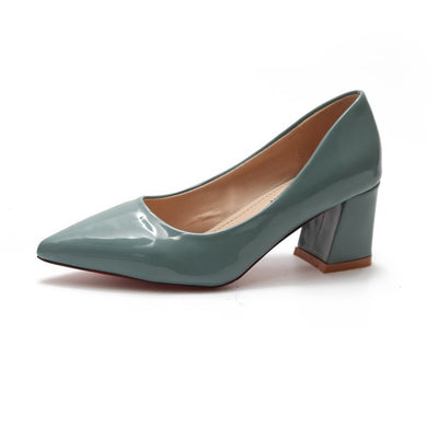 Tacones Altos Punta Fina con Talón Grueso - Elegancia y Comodidad - Image 5