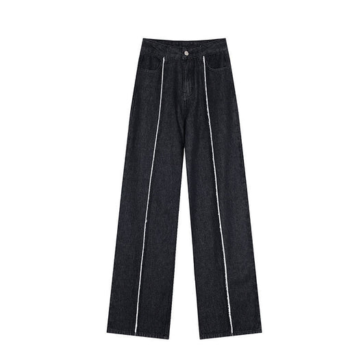 Jeans Cintura Alta con Diseño de Línea Elegante - Image 2