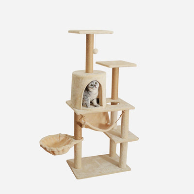 Combo de Árbol Rascador Grande con Cama para Gatos de Uso Doméstico - Image 7