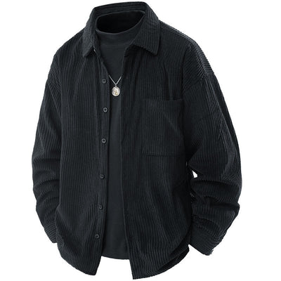 Abrigo Elegante Cuello Falso Dos Piezas para Hombre - Image 5
