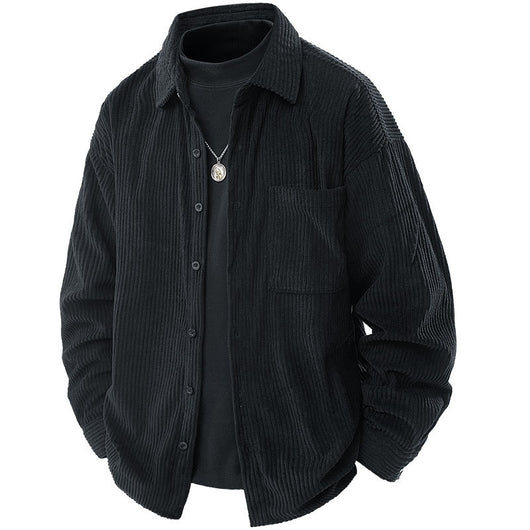 Abrigo Elegante Cuello Falso Dos Piezas para Hombre - Image 5