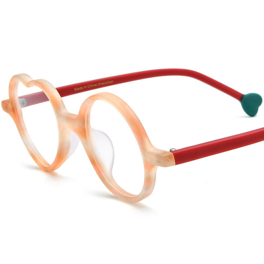 Gafas de Corazón Multicolor con Lentes Esmeriladas para Mujer - Image 6