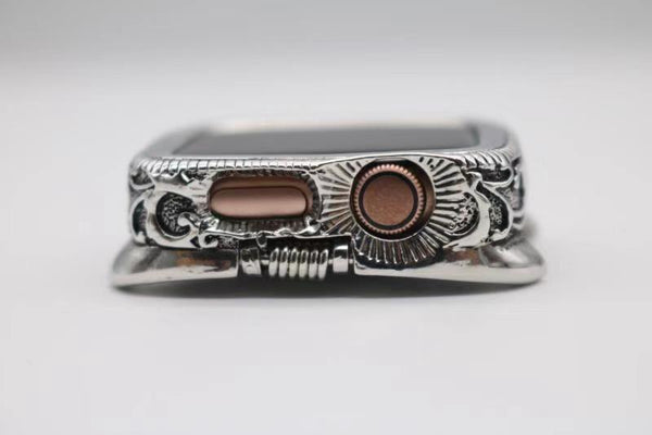 Funda Protectora Vintage Tallada Compatible con Apple Watch