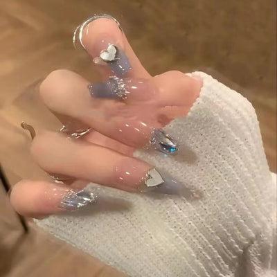 Uñas Postizas Removibles Diseño Clásico - Acabado Profesional - Image 36