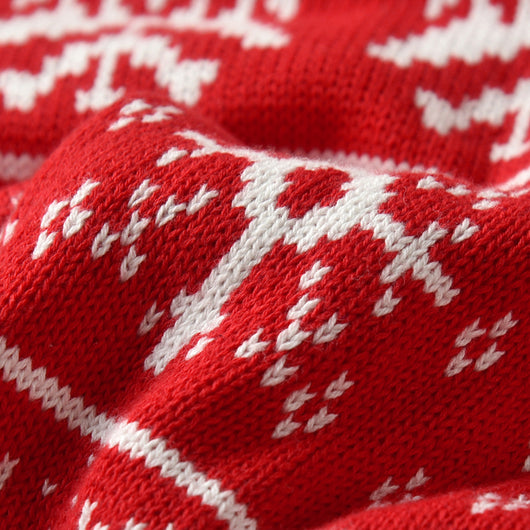 Suéter Infantil Jacquard Doble con Diseño Copo de Nieve - Image 7