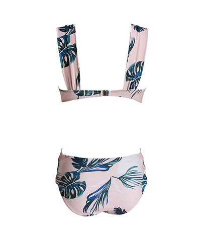 Bikini Deportivo con Soporte de Acero y Diseño de Hoja Verde - Image 5