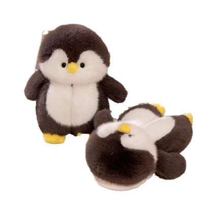 Pantuflas Pingüino Multicolor - Zapatillas Peluche Cálidas para Mujer