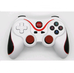 Black and red T3 Bluetooth wireless game controller with dual joysticks, D-pad, and action buttons. - Image 5