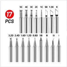 Kit Profesional de Puntas de Soldador con Calefacción y Accesorios de Ensamblaje - Image 12