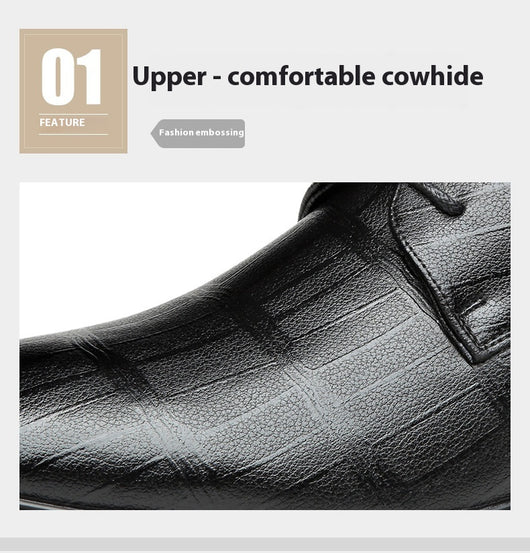 Zapatos Formales de Cuero Genuino para Hombre Talla Grande - Image 30