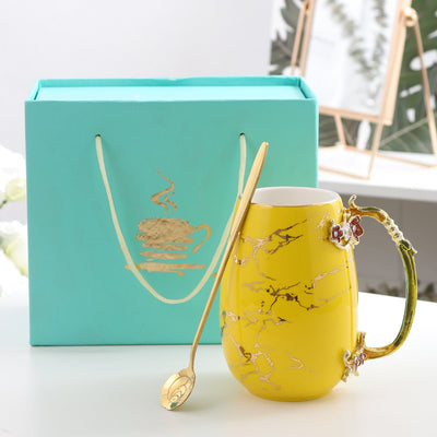 Taza Cerámica Grande con Cuchara - Diseño Creativo y Funcional - Image 11