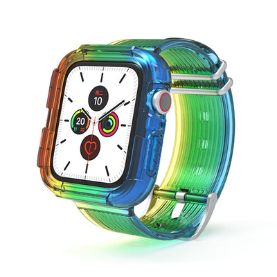 Correa de Reloj Rainbow Transparente TPU Integrado Edición Limitada - Image 10