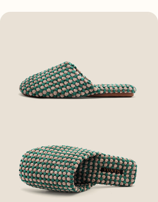 Pantuflas de Pareja en Ante Cálido - Comodidad de Algodón para Toda la Familia - Image 20
