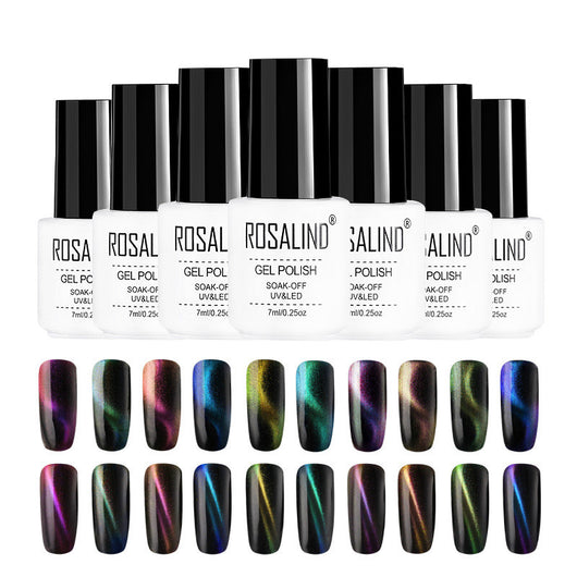 Adhesivo de Uñas Efecto Ojo de Gato Intercambiable para Diseños DIY