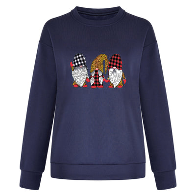 Suéter Navideño Estampado Holgado Talla Grande para Mujer - Image 5