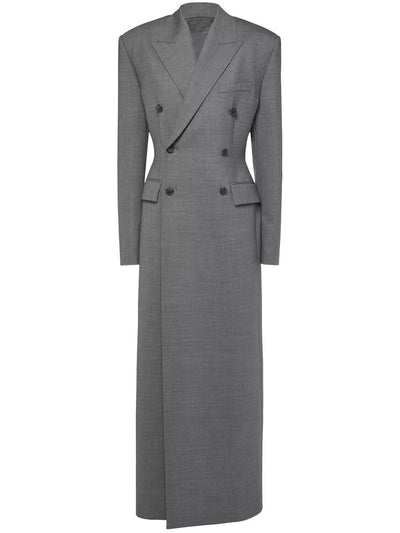 Blazer Ejecutivo Doble Botonadura Ajustado con Hombreras Acolchadas - Image 10