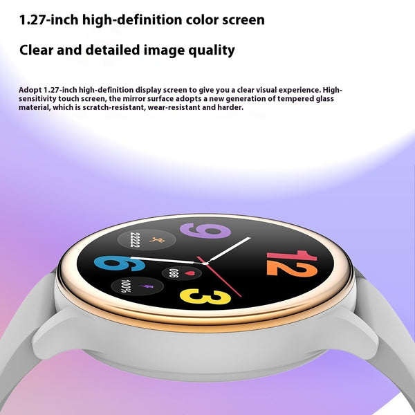 Reloj Inteligente con Llamadas por Bluetooth, Monitor de Frecuencia Cardíaca y Sueño