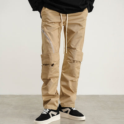 Pantalones Jogger Overol Casual con Cordón Ajustable