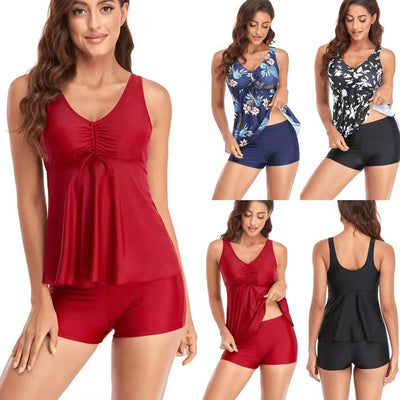 Traje de Baño para Mujer con Falda y Boxer - Image 9