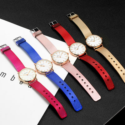 Reloj Geneva Minimalista con Malla Metálica - Diseño Elegante para Mujer - Image 32