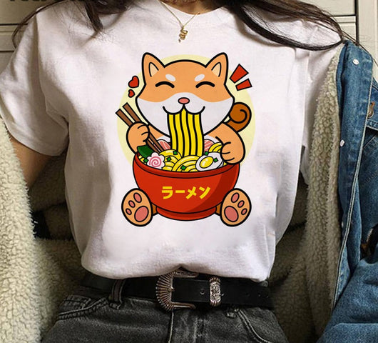 Playera de Pareja Estampado Shiba Inu para Hombre y Mujer - Image 14