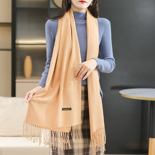 Bufanda Reversible de Cachemira para Mujer - Elegancia Dual - Image 30