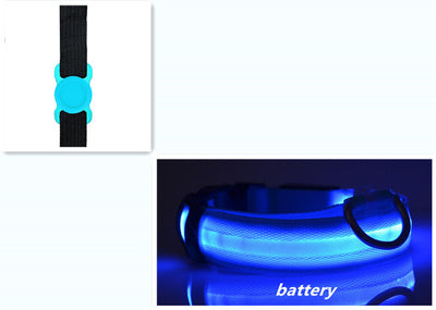 Collar Luminoso LED Transparente para Perros - Protección Nocturna Antiextravío - Image 3