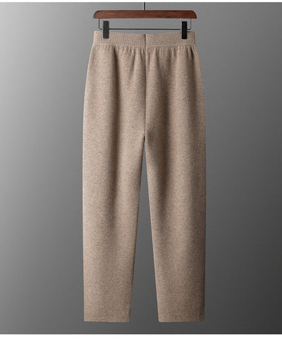 Pantalones de Cachemira Gruesa Talle Alto para Hombre - Image 11