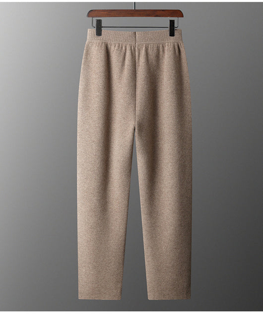 Pantalones de Cachemira Gruesa Talle Alto para Hombre - Image 11