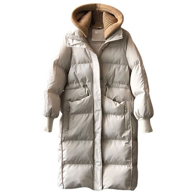 Chaqueta Acolchada Suelta con Capucha para Mujer - Image 9