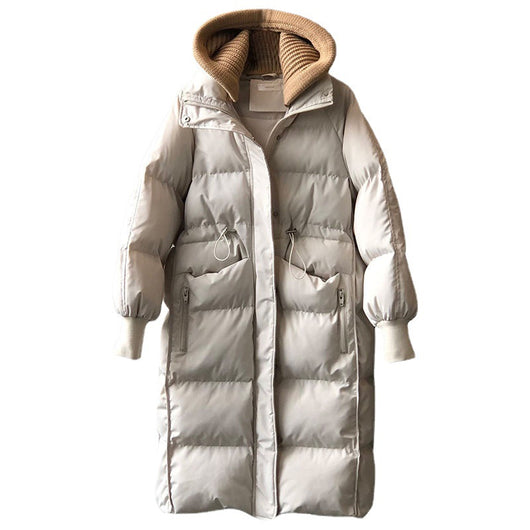 Chaqueta Acolchada Suelta con Capucha para Mujer - Image 9